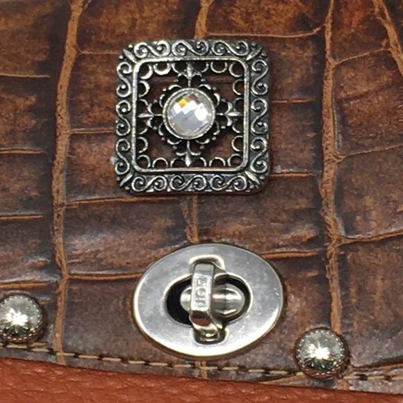 Abbie Caplin Brown Leather Crossbody Bag - Picture 4 of 14